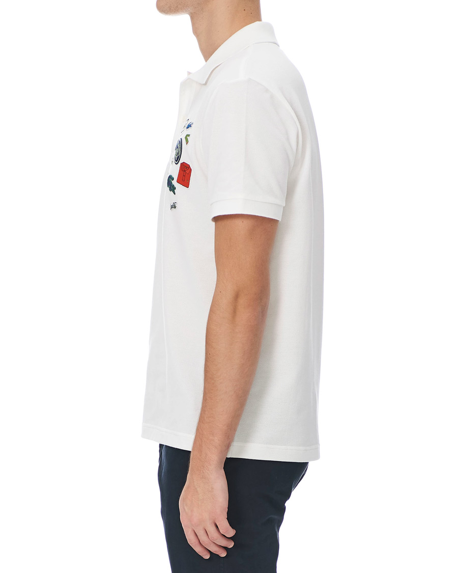 Homme | Polos | Lacoste | Original Patch Polo Pique White