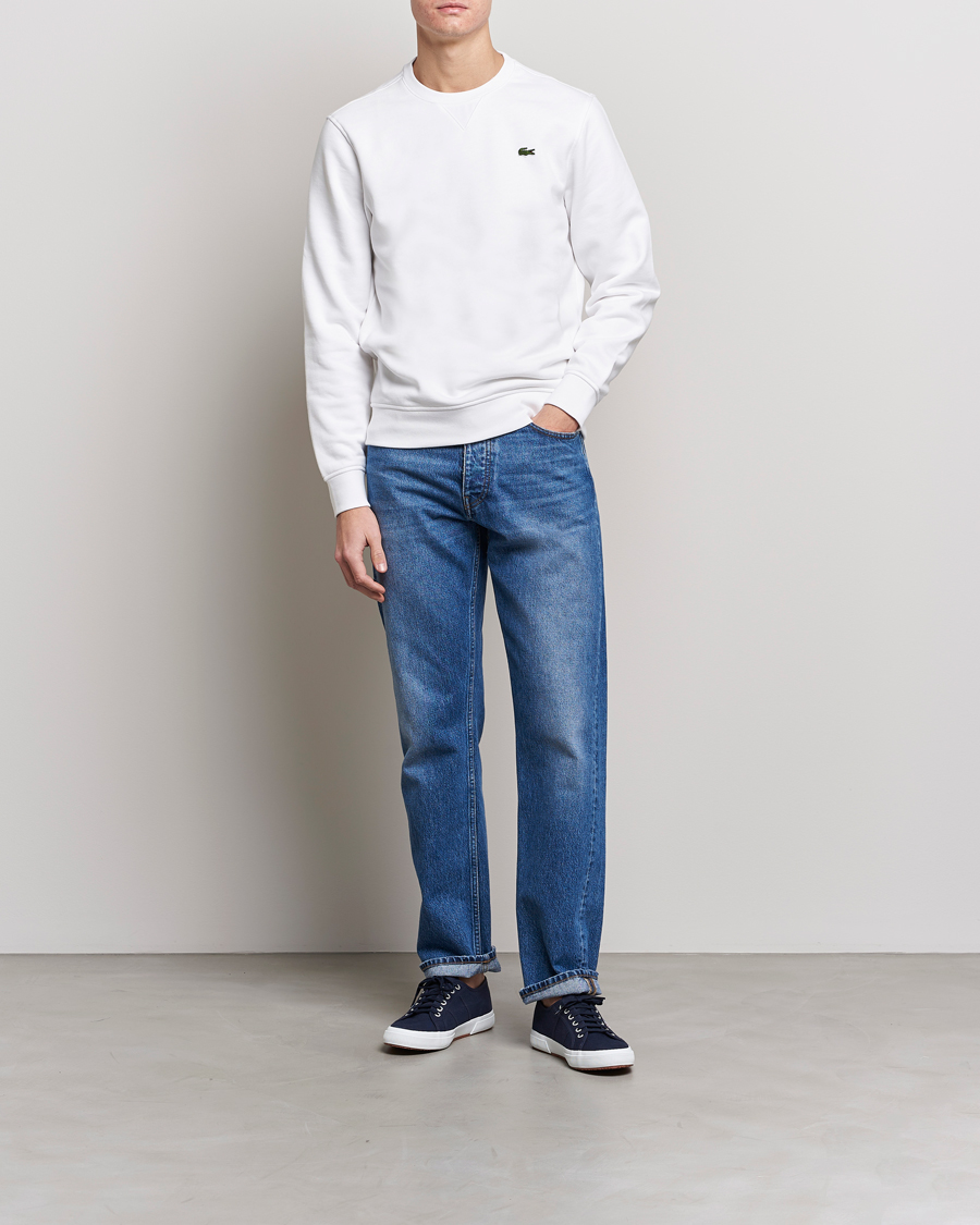 Homme | Pulls Et Tricots | Lacoste | Crew Neck Sweatshirt White
