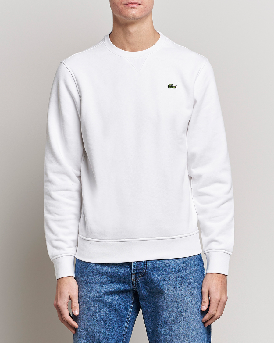 Homme | Pulls Et Tricots | Lacoste | Crew Neck Sweatshirt White