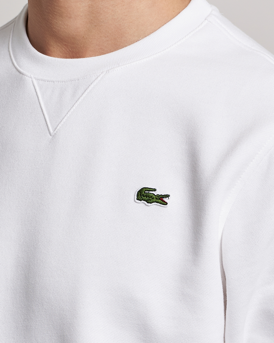 Homme | Pulls Et Tricots | Lacoste | Crew Neck Sweatshirt White