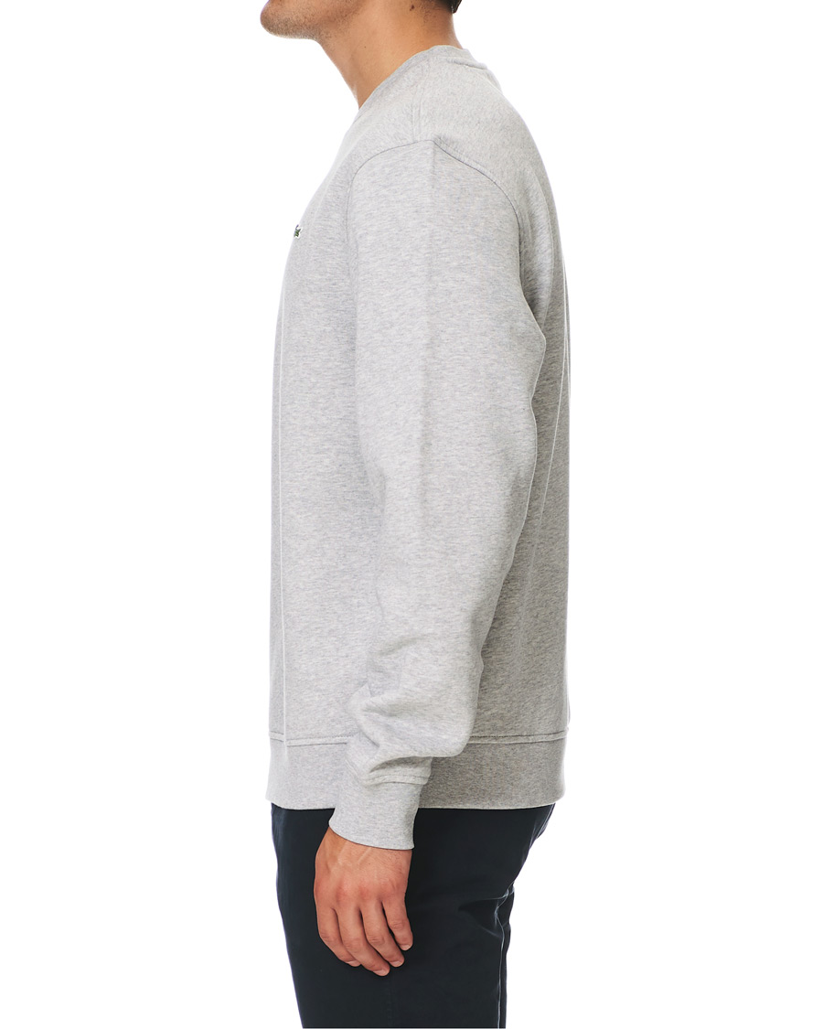 Homme | Pulls Et Tricots | Lacoste | Crew Neck Sweatshirt Argent Chine