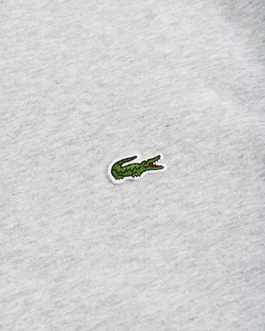 Homme | Pulls Et Tricots | Lacoste | Crew Neck Sweatshirt Argent Chine