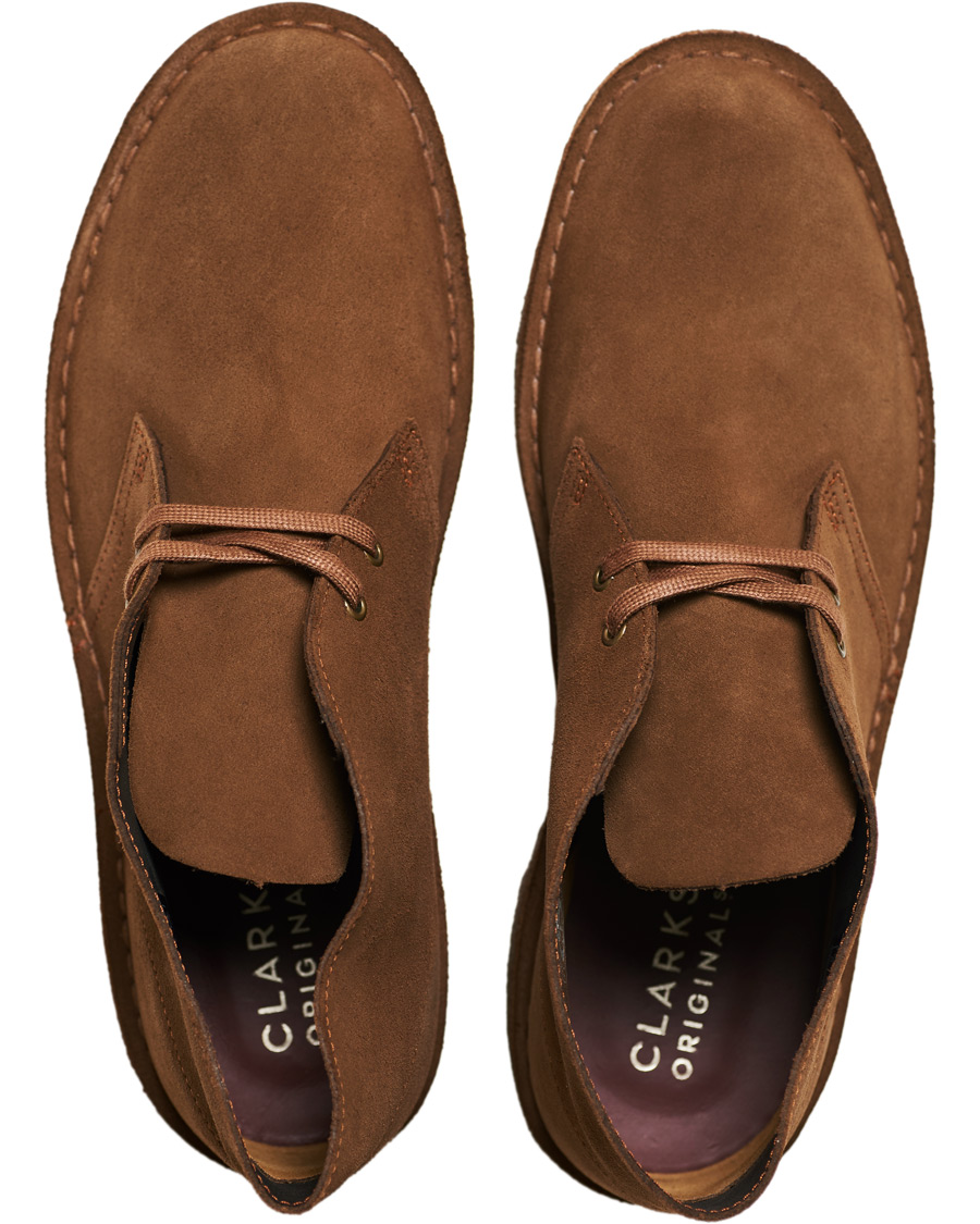 Homme | Clarks Originals Desert Boot Cola Suede | Clarks Originals | Desert Boot Cola Suede