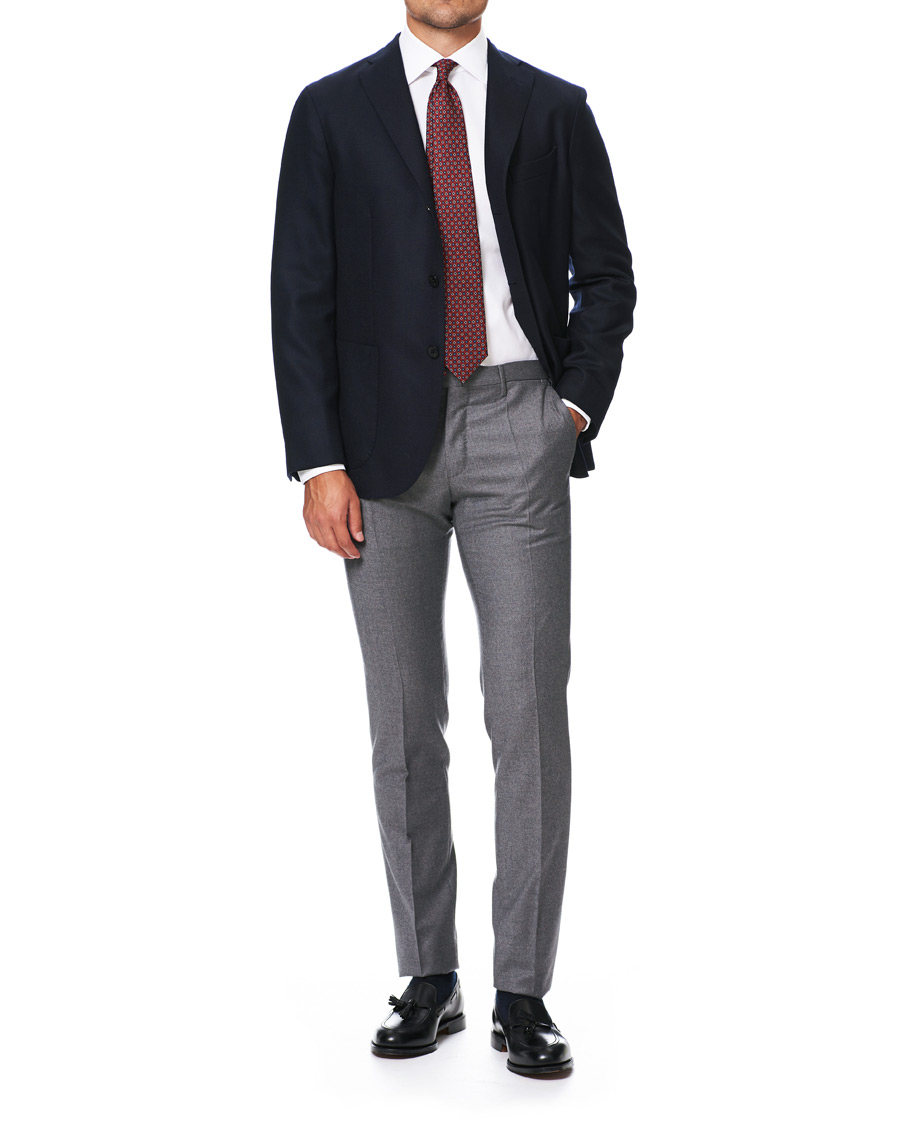 Homme | Chemises | Kamakura Shirts | Slim Fit Pinpoint Oxford Shirt White