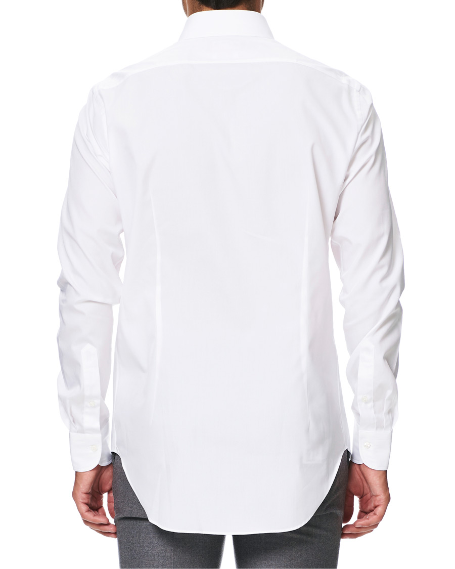 Homme | Chemises | Kamakura Shirts | Slim Fit Pinpoint Oxford Shirt White