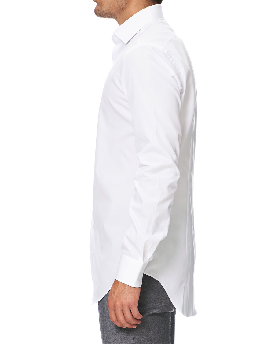Homme | Chemises | Kamakura Shirts | Slim Fit Pinpoint Oxford Shirt White