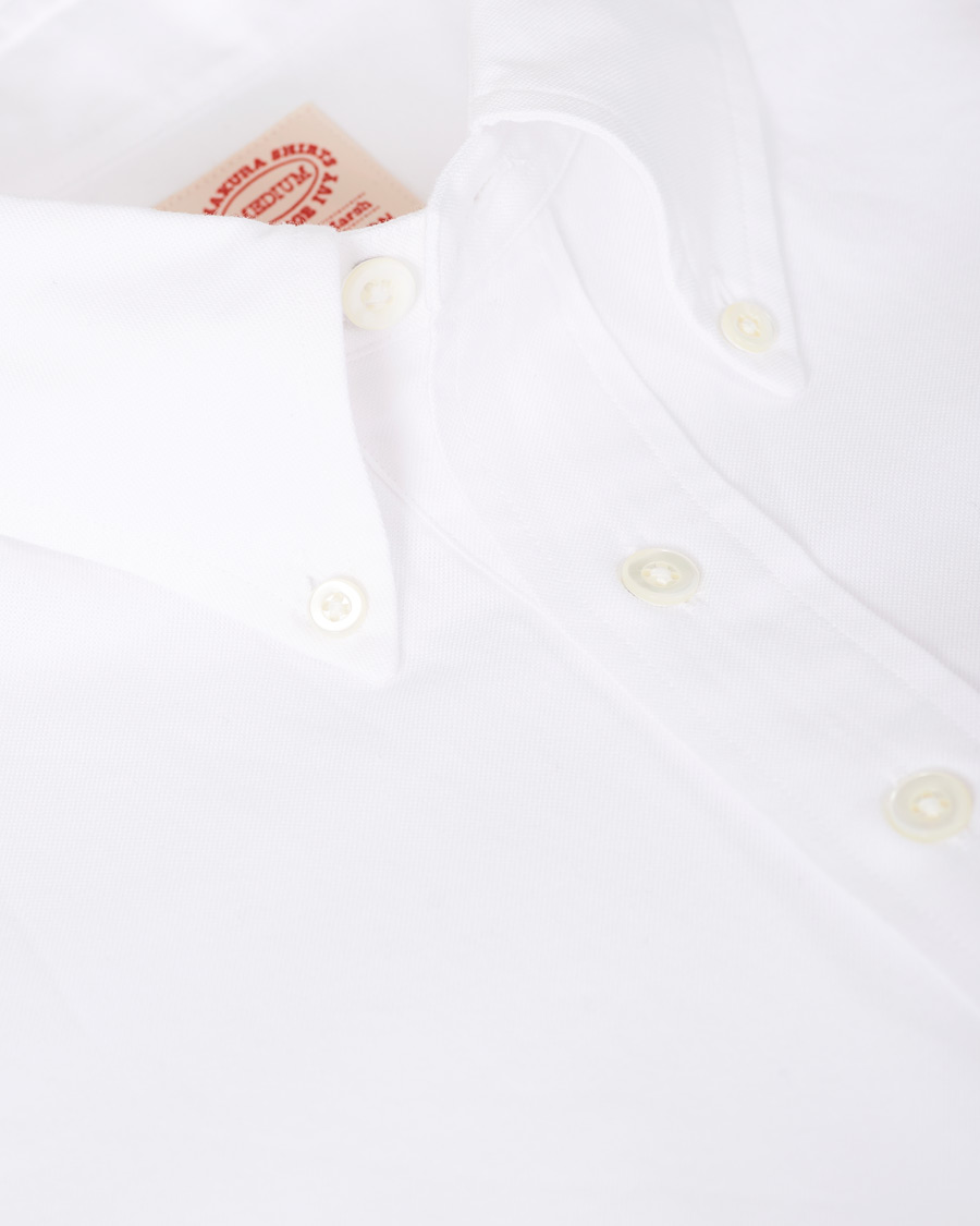 Homme | Chemises | Kamakura Shirts | Vintage Ivy New York Popover Shirt White