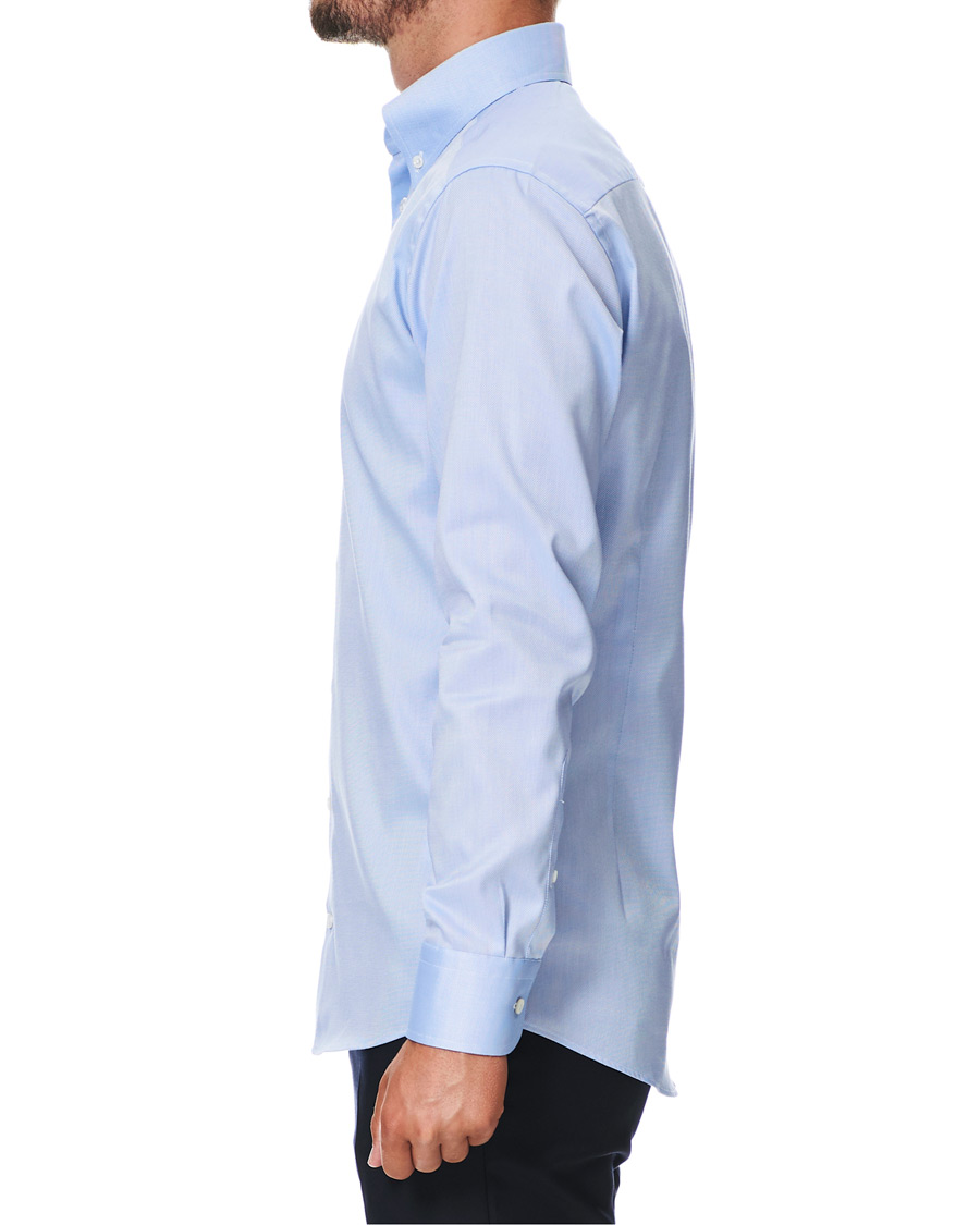 Heren | Overhemden | Eton | Slim Fit Royal Oxford Button Down Shirt Light Blue