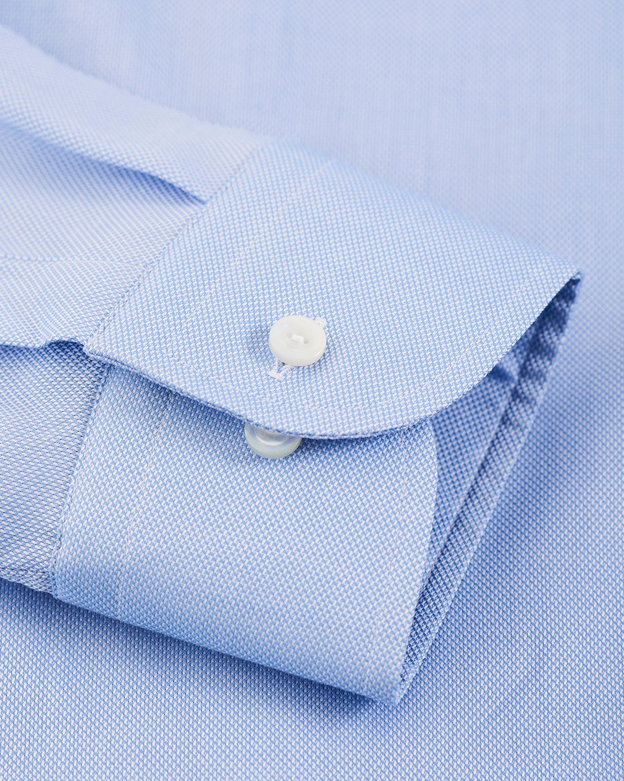 Heren | Overhemden | Eton | Slim Fit Royal Oxford Button Down Shirt Light Blue