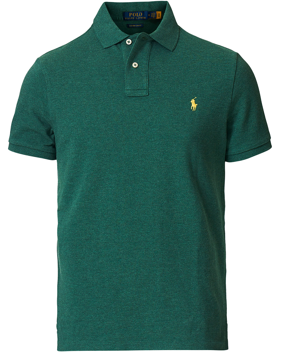 Homme | Polos | Polo Ralph Lauren | Custom Slim Fit Polo Green Heather