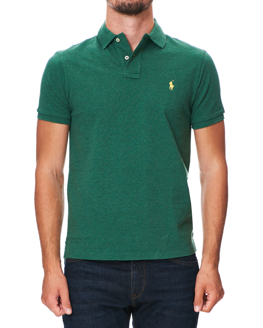 Homme | Polos | Polo Ralph Lauren | Custom Slim Fit Polo Green Heather