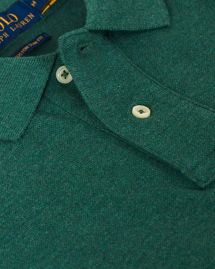 Homme | Polos | Polo Ralph Lauren | Custom Slim Fit Polo Green Heather