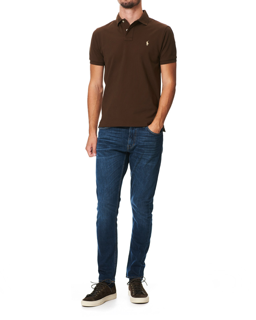 Homme | Polos | Polo Ralph Lauren | Custom Slim Fit Polo Cooper Brown