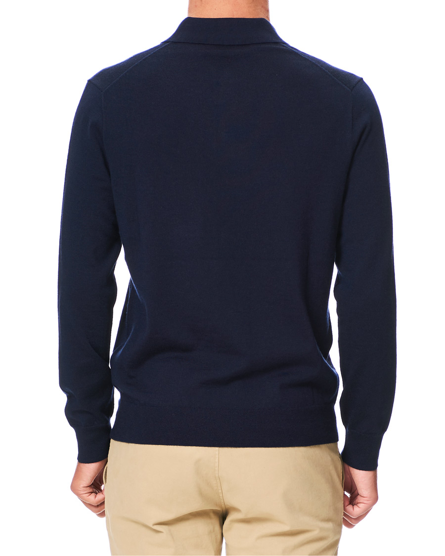 Homme | Pulls Et Tricots | Polo Ralph Lauren | Merino Knitted Polo Hunter Navy
