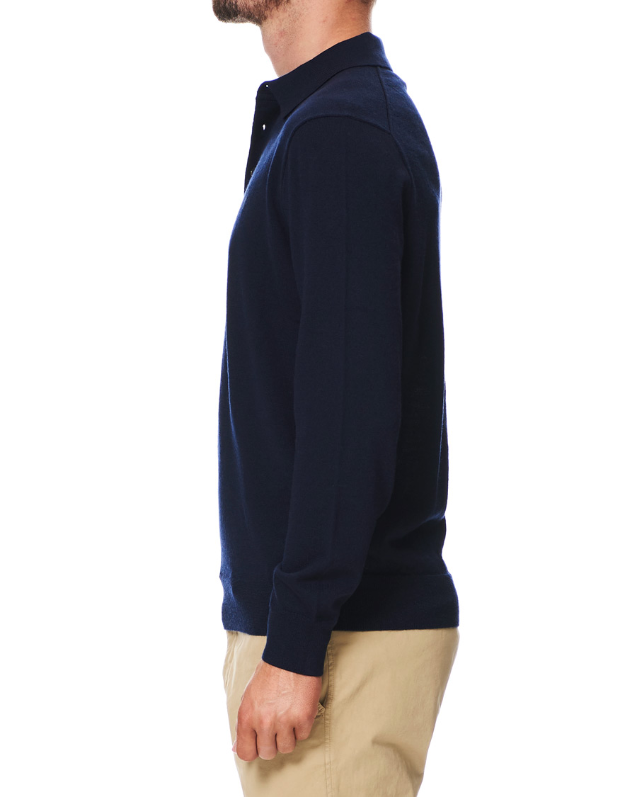 Homme | Pulls Et Tricots | Polo Ralph Lauren | Merino Knitted Polo Hunter Navy