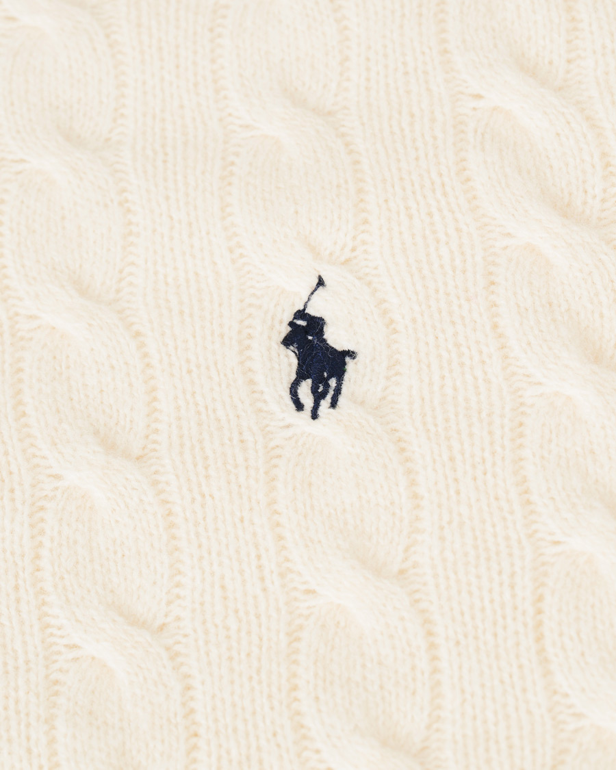 Homme | Pulls Et Tricots | Polo Ralph Lauren | Wool/Cashmere Cable Sweater Cream