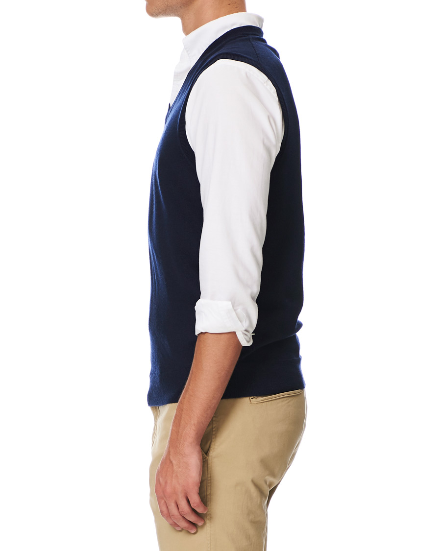 Homme | Pulls Et Tricots | Polo Ralph Lauren | Merino Slipover Hunter Navy