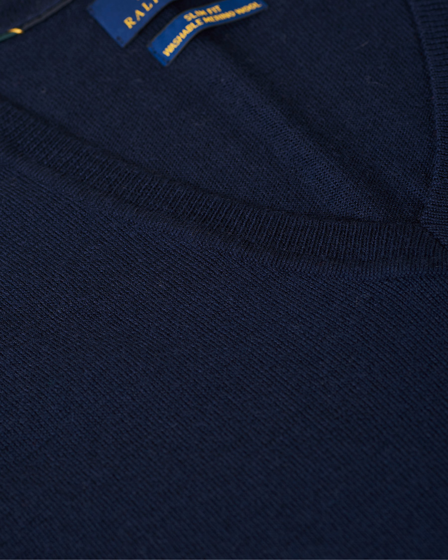 Homme | Pulls Et Tricots | Polo Ralph Lauren | Merino Slipover Hunter Navy