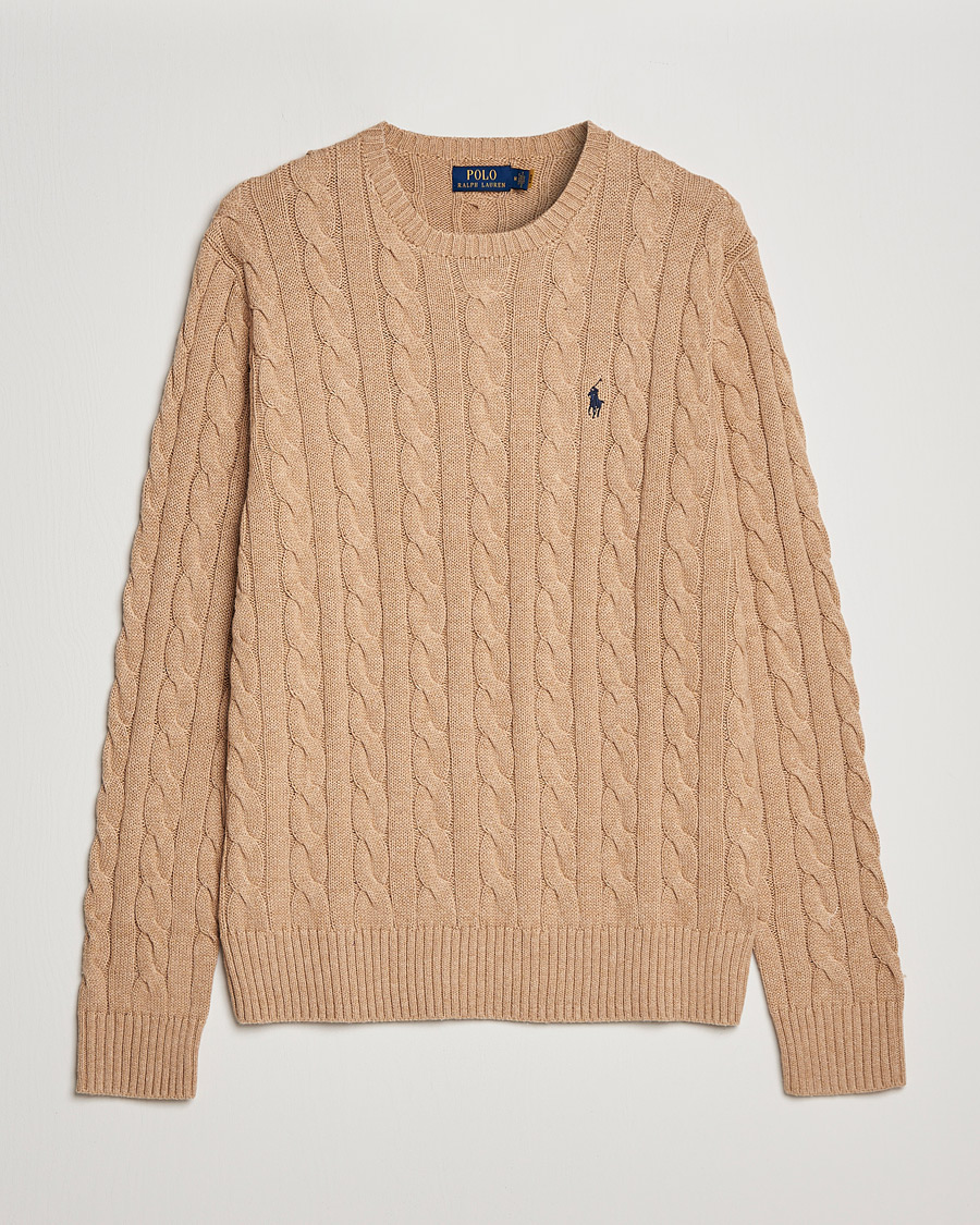 Heren | Truien | Polo Ralph Lauren | Cotton Cable Pullover Camel Melange