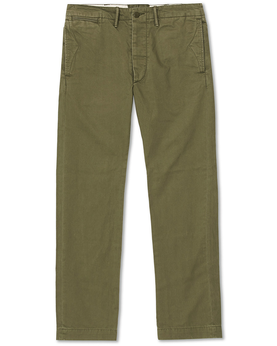 Homme | Pantalons | RRL | Officer Chino Olive