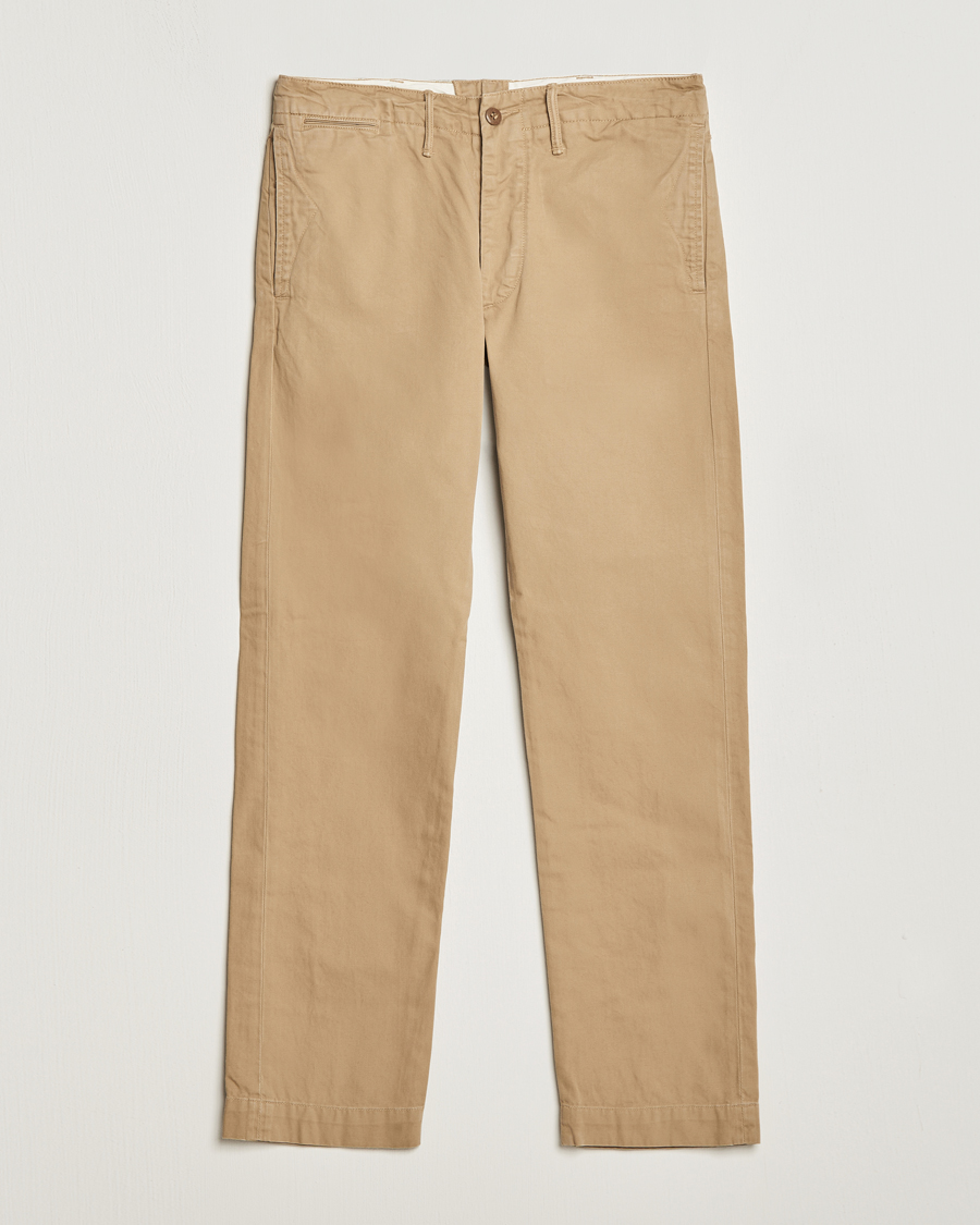 Homme | Pantalons | RRL | Officers Flat Pant New Military Khaki