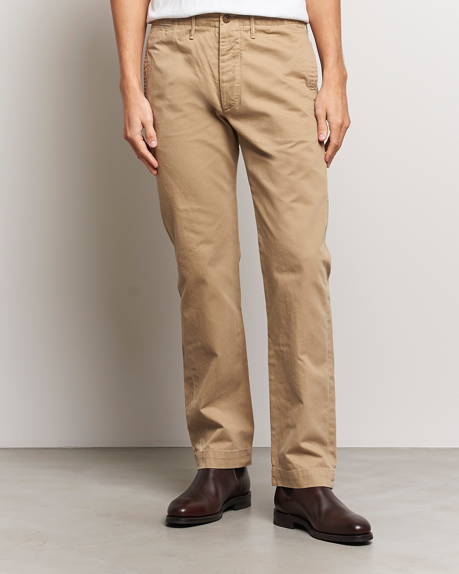 Homme | Pantalons | RRL | Officers Flat Pant New Military Khaki