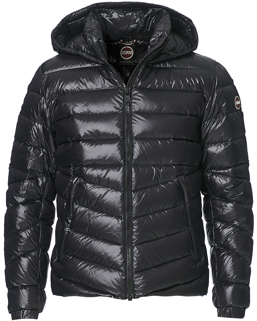 Homme | Manteaux Et Vestes | Colmar | Blaze High Shine Down Hooded Jacket Black