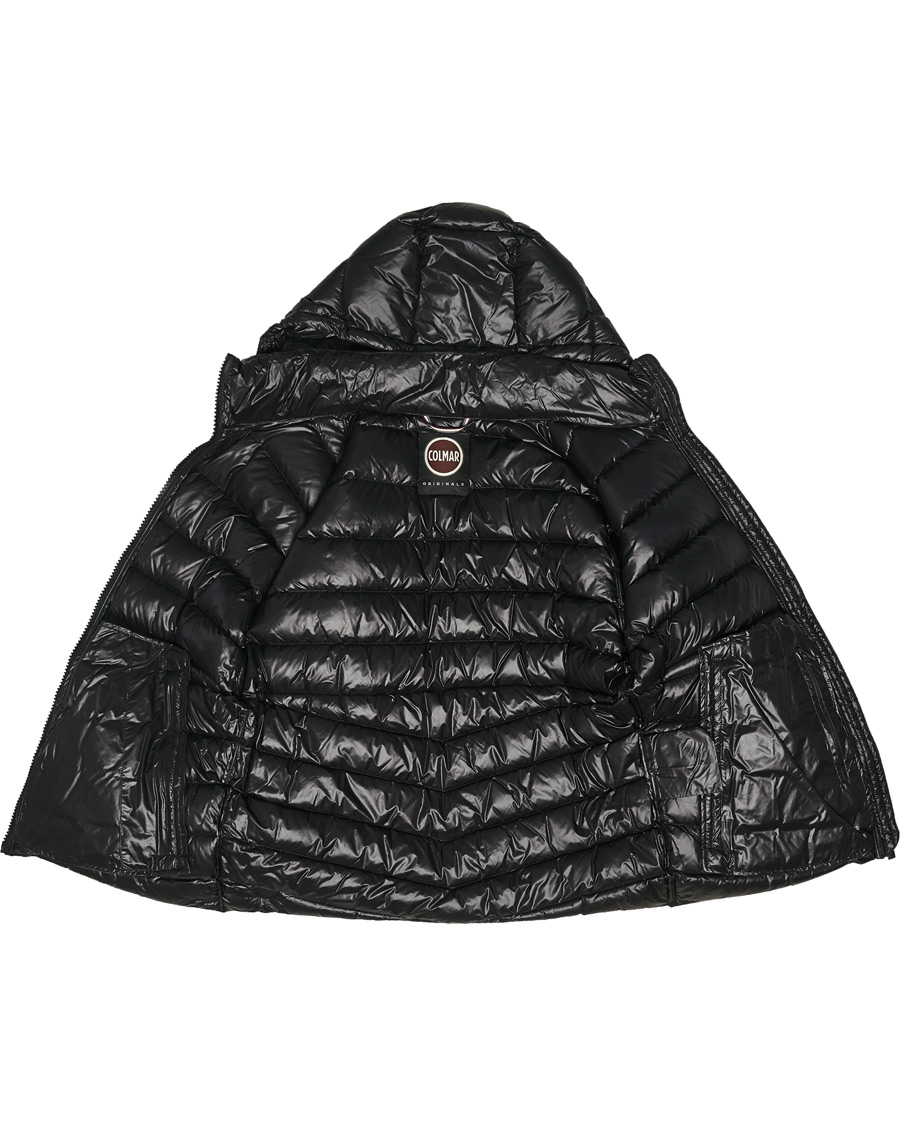 Homme | Manteaux Et Vestes | Colmar | Blaze High Shine Down Hooded Jacket Black