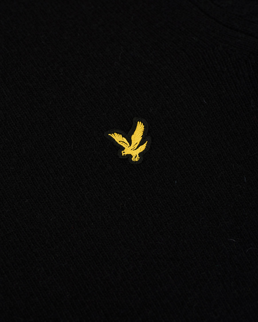 Homme | Pulls Et Tricots | Lyle & Scott | Lambswool Crew Neck Pullover Black