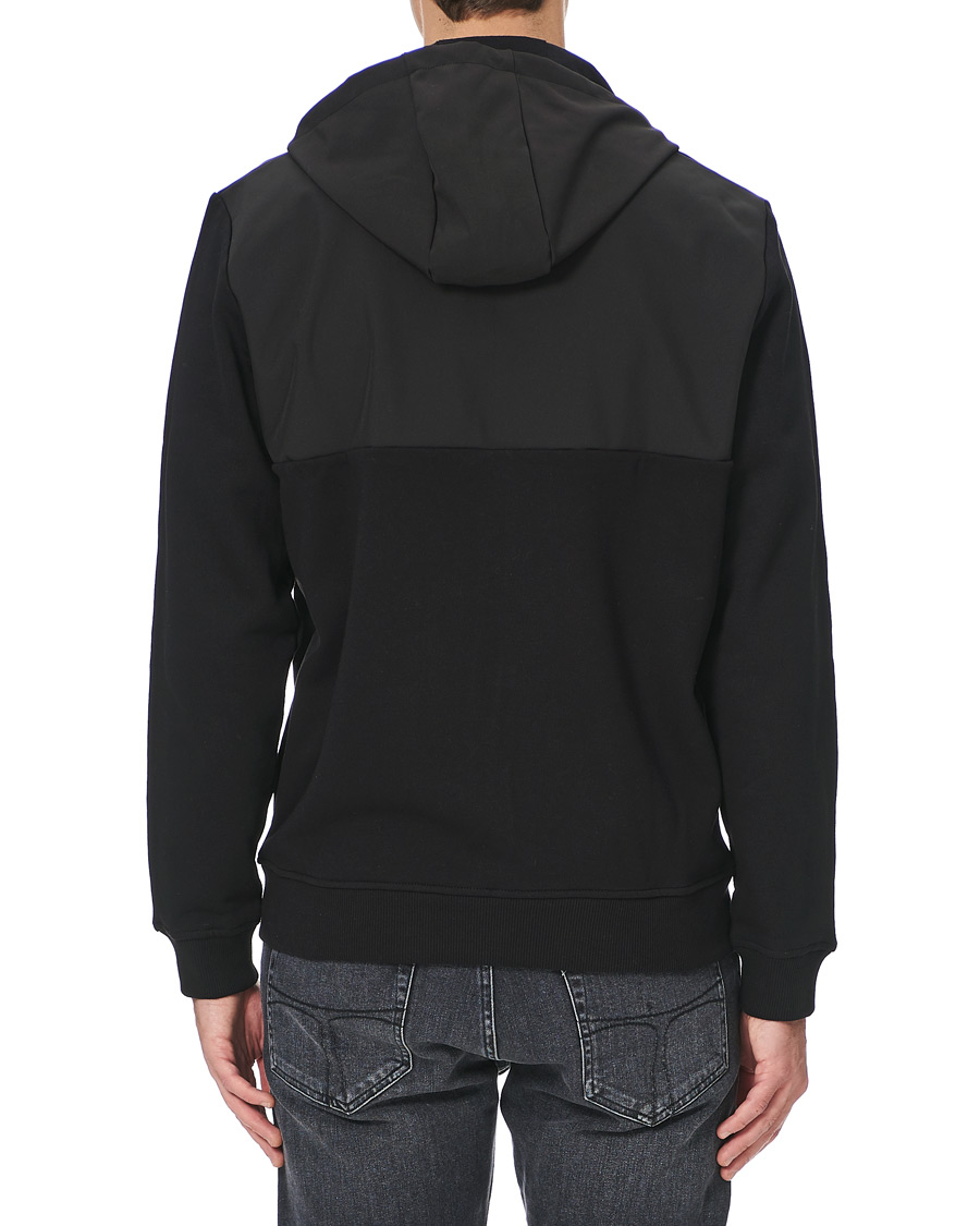 Heren | Truien | Lyle & Scott | Softshell Jersey Zip Hoodie Black
