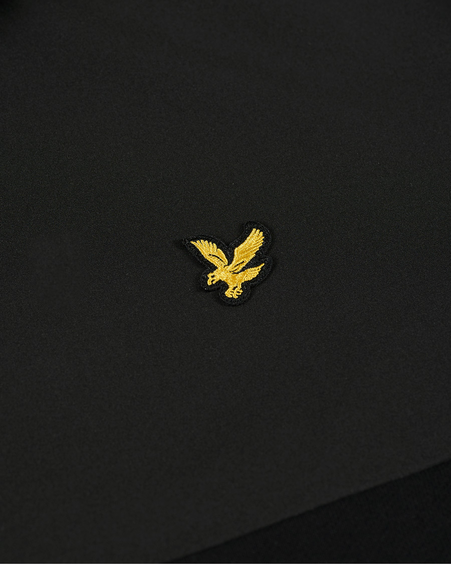 Heren | Truien | Lyle & Scott | Softshell Jersey Zip Hoodie Black