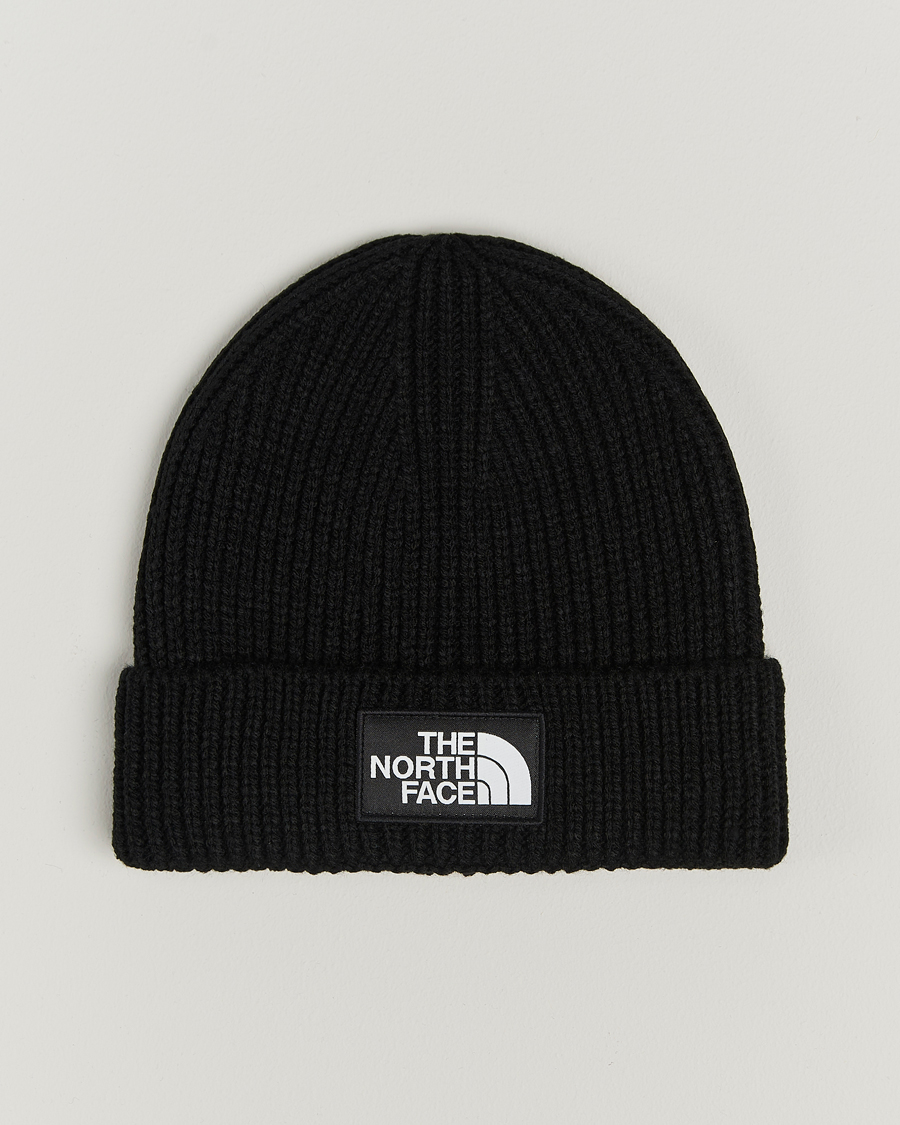 Homme | The North Face Logo Box Cuffed Beanie Black | The North Face | Logo Box Cuffed Beanie Black