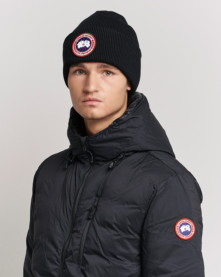 Homme | Canada Goose Arctic Disc Toque Black | Canada Goose | Arctic Disc Toque Black