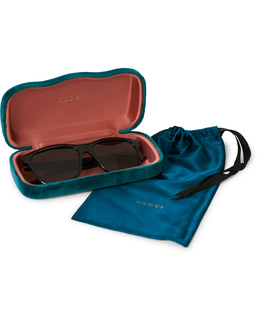 Homme | Gucci GG0746S Sunglasses Black/Brown | Gucci | GG0746S Sunglasses Black/Brown