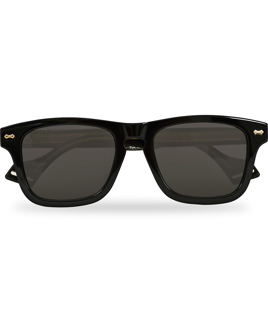 Homme | Gucci GG0735S Sunglasses Black/Grey | Gucci | GG0735S Sunglasses Black/Grey