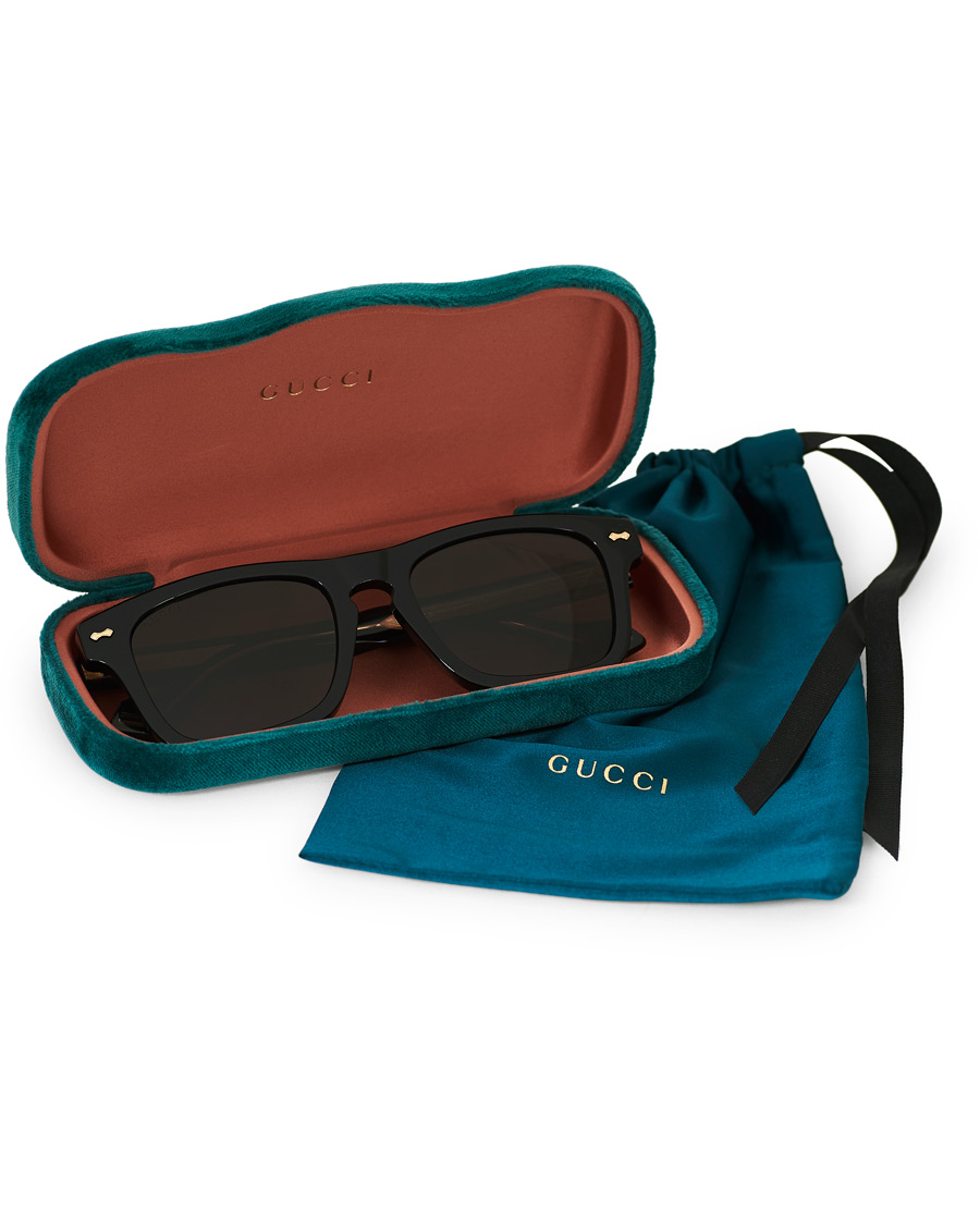 Homme | Gucci GG0735S Sunglasses Black/Grey | Gucci | GG0735S Sunglasses Black/Grey