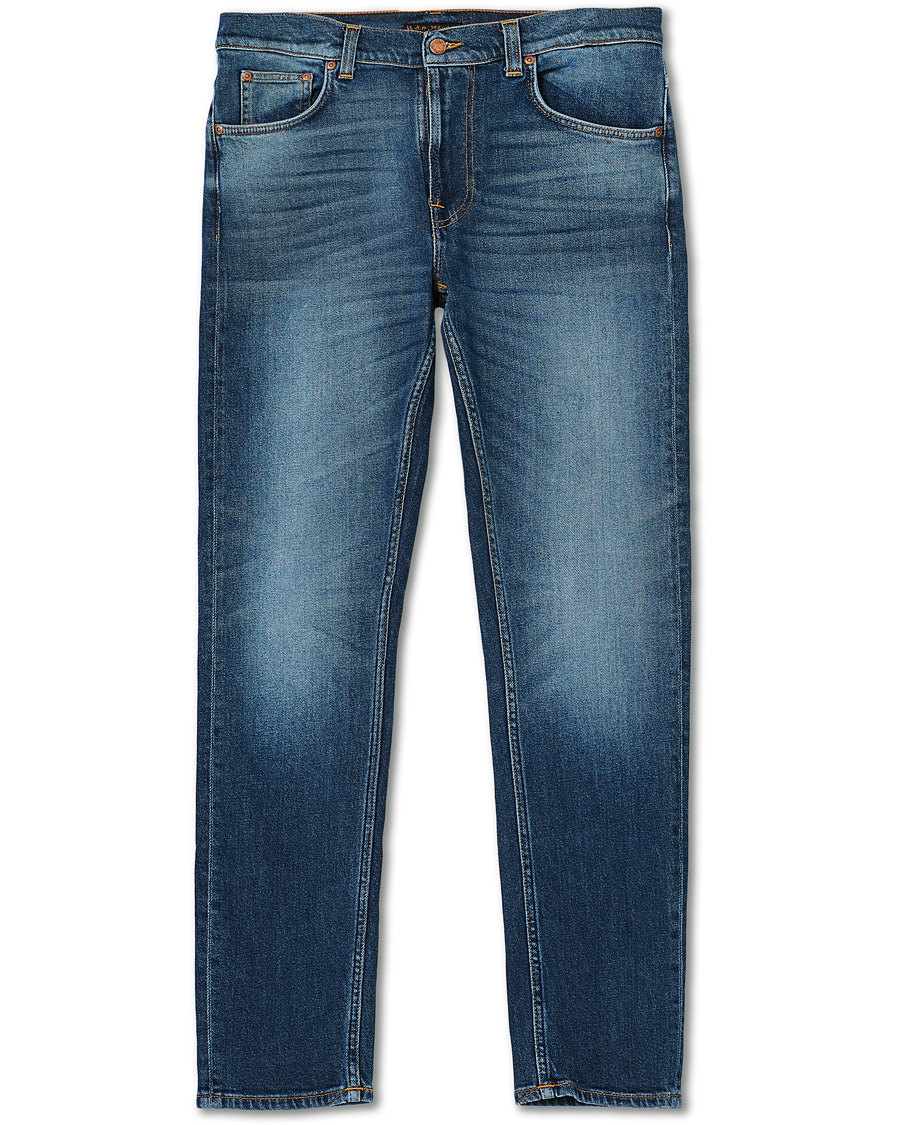 Homme | Jeans | Nudie Jeans | Lean Dean Stretch Jeans Dark Sharp Twill
