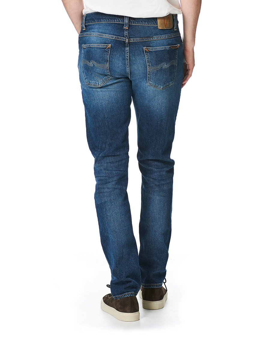 Homme | Jeans | Nudie Jeans | Lean Dean Stretch Jeans Dark Sharp Twill