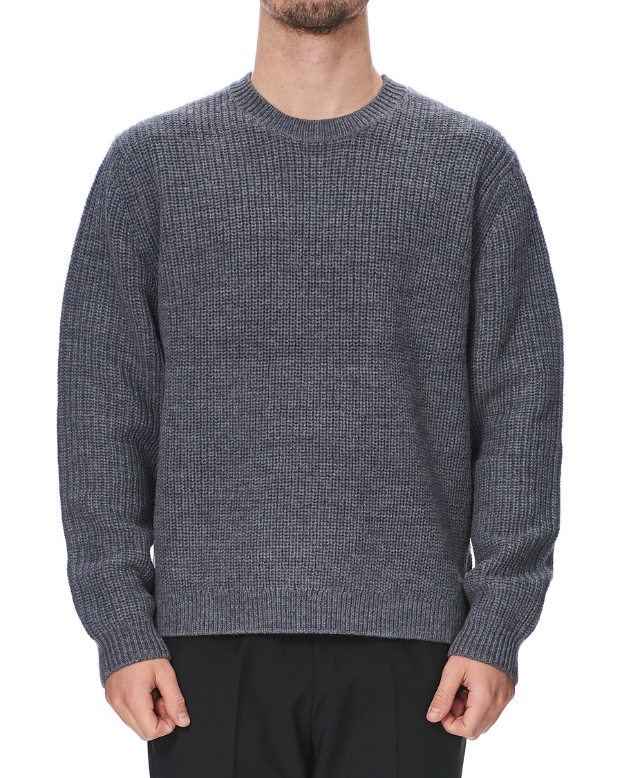 Homme | Pulls Et Tricots | Tiger of Sweden | Puffin Wool Merino Crew Neck Grey