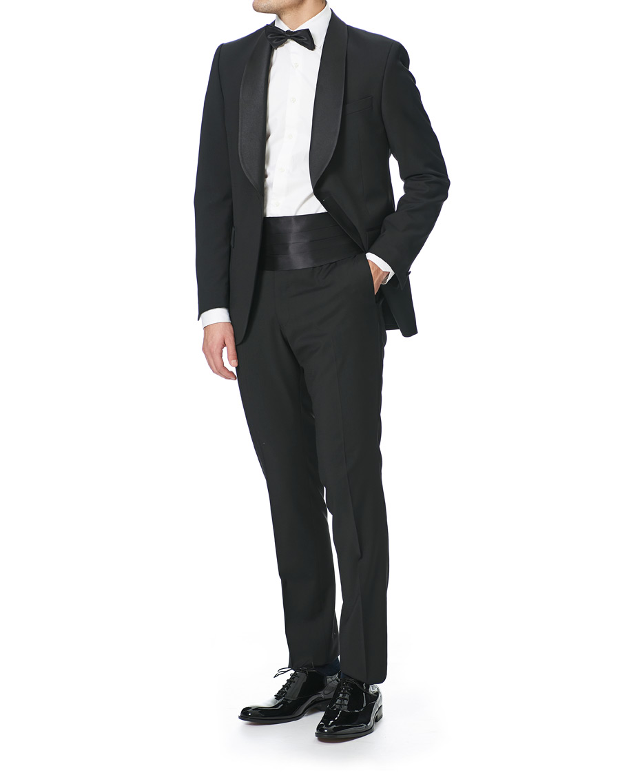 Homme | Costumes | Tiger of Sweden | Janson Tuxedo Shawl Collar Blazer Black