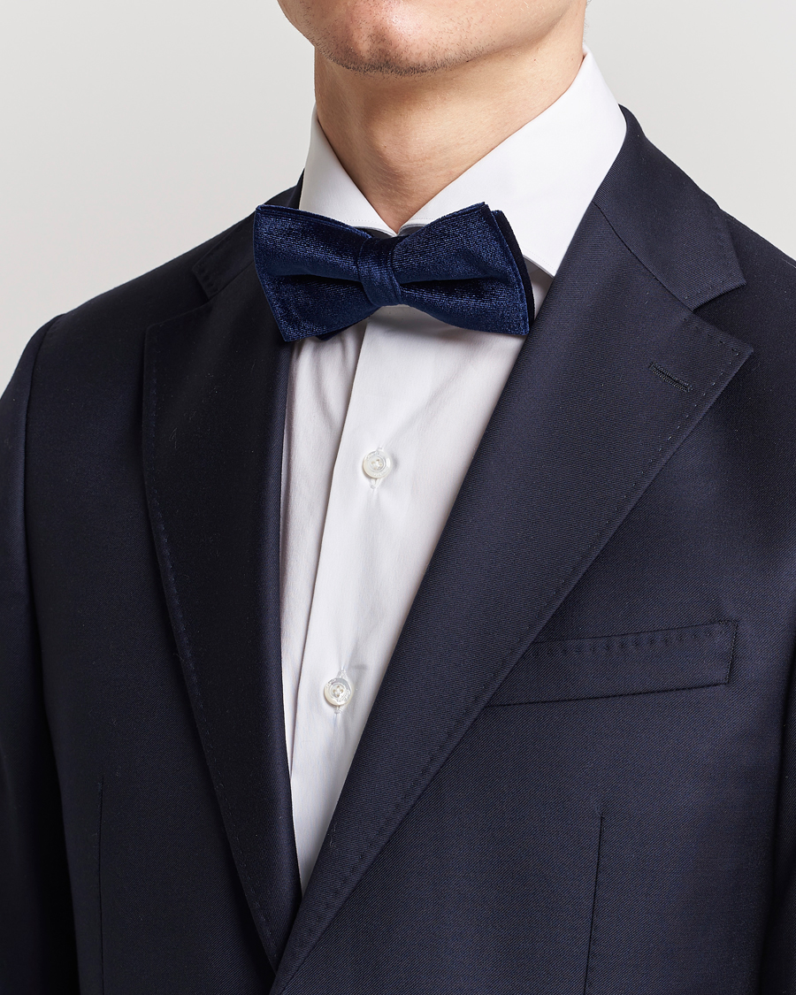 Homme | Nœuds Papillon | Amanda Christensen | Velvet Pre Tie Navy