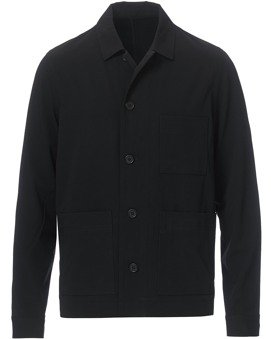 Homme | Chemises | Samsøe Samsøe | Samsøe & Samsøe Worker X Shirt Jacket Black