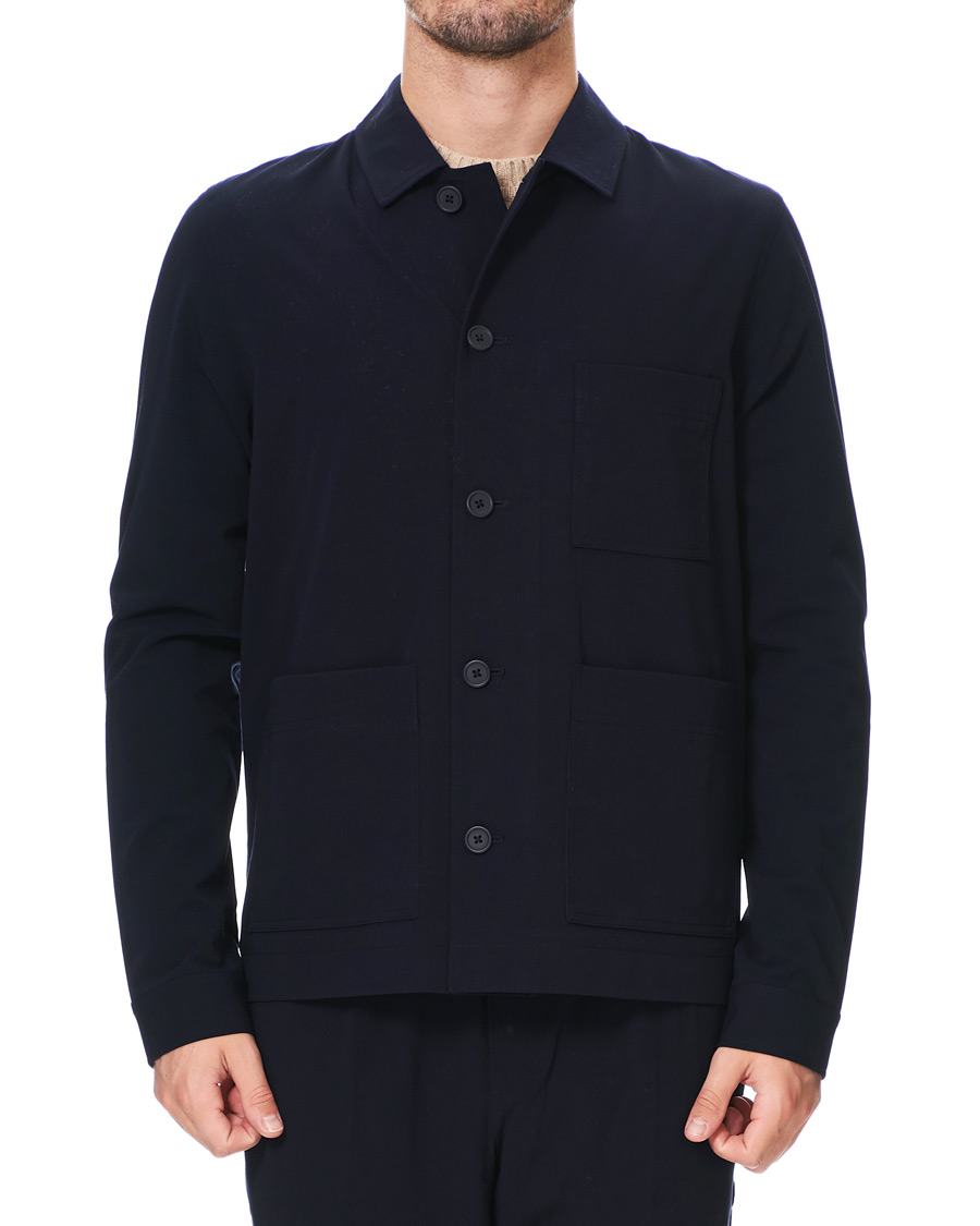 Homme | Chemises | Samsøe Samsøe | Samsøe & Samsøe Worker X Shirt Jacket Night Sky