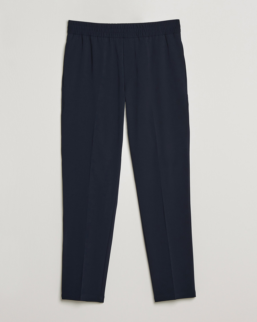 Heren | Broeken | Samsøe Samsøe | Smithy Drawstring Trousers Night Sky
