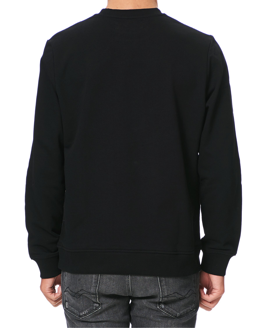 Homme | Pulls Et Tricots | Samsøe Samsøe | Samsøe & Samsøe Hugo Organic Cotton Crew Neck Sweat Black