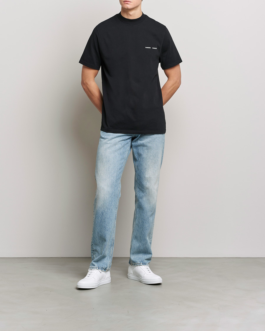 Heren | T-shirts | Samsøe Samsøe | Norsbro Organic Cotton Tee Black