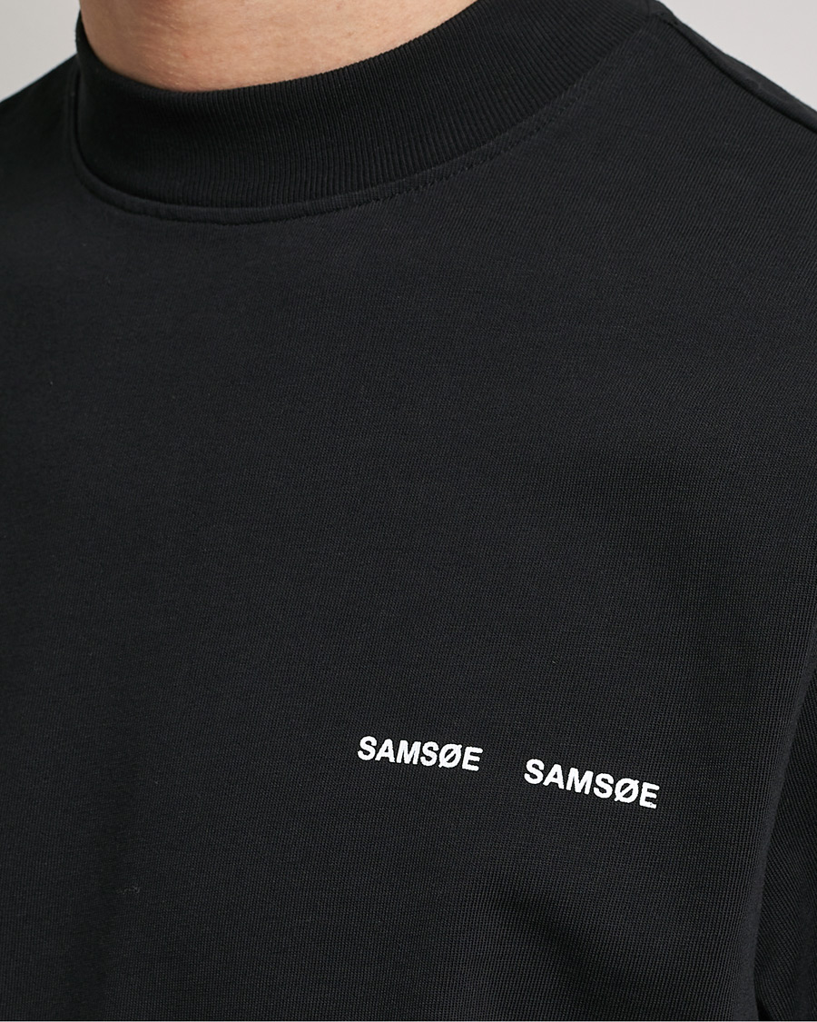 Heren | T-shirts | Samsøe Samsøe | Norsbro Organic Cotton Tee Black