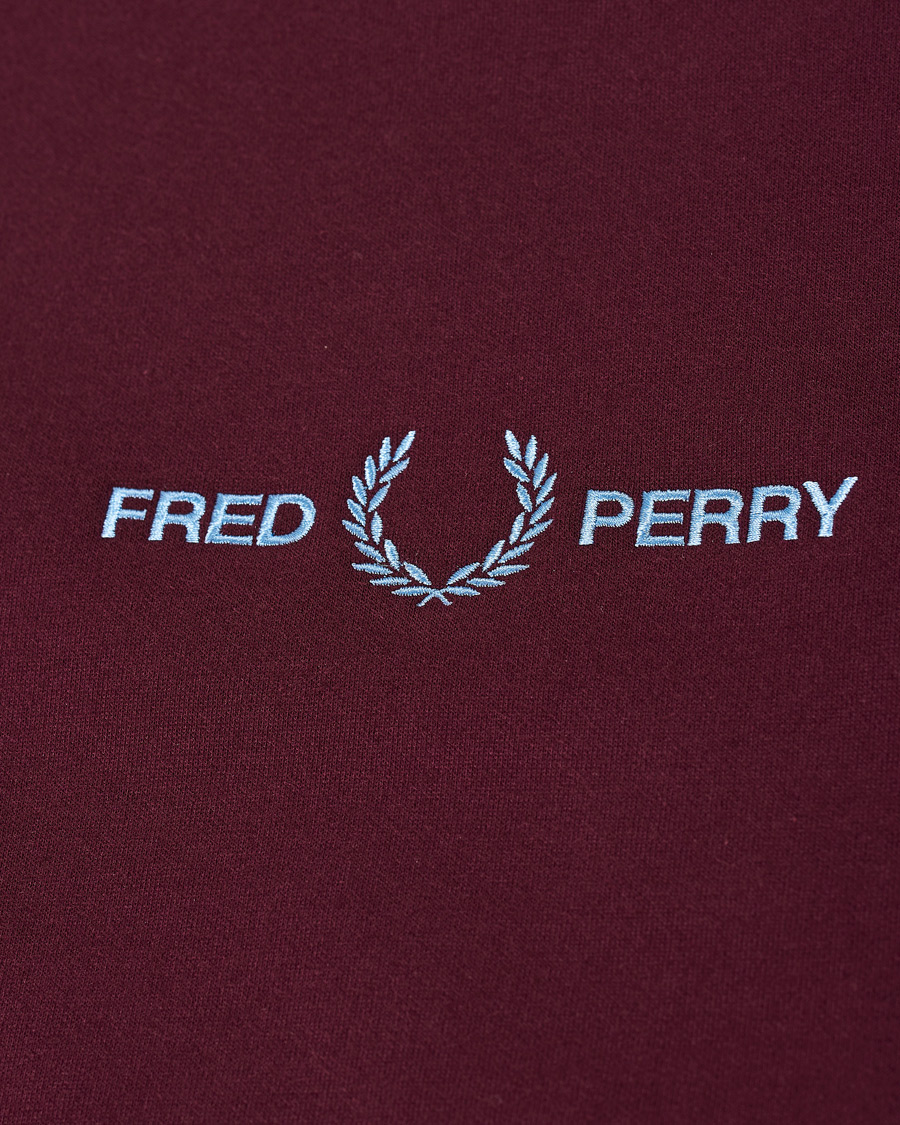 Heren | Truien | Fred Perry | Graphic Sweatshirt Mahogany