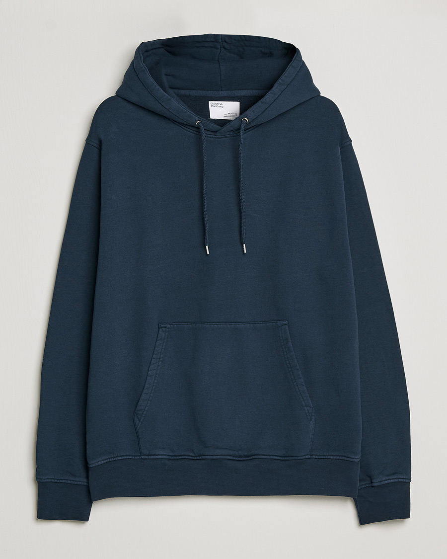 Heren | Truien | Colorful Standard | Classic Organic Hood Navy Blue