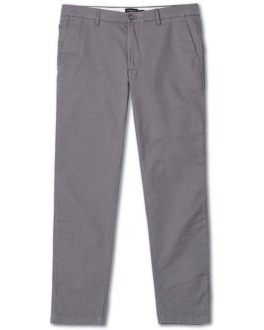 Homme | Pantalons | Club Monaco | Connor Cotton Stretch Chino Grey